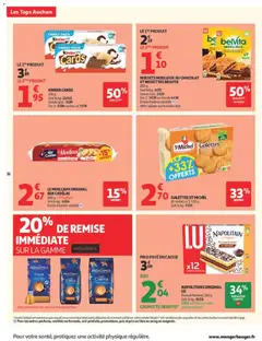 Auchan 25 jours d'hyper promos - Voorbeeld van een folder van Auchan, geldig van 14.04.2026 | Pagina: 16 | Producten: Belvita, Kinder, La