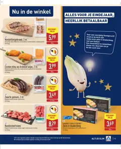 Aldi folder week 45 - Voorbeeld van een folder van Aldi, geldig van 03.11.2025 | Pagina: 13 | Producten: Varkensvlees, Zalm, Sós kalács, Bacon