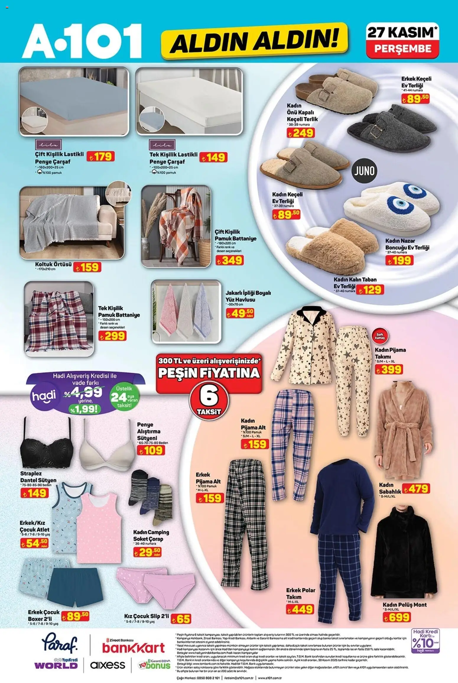 A101 Katalog Aldın Aldın - 27.11.2025 tarihinden itibaren geçerlidir | Sayfa: 6 | Ürünler: Koltuk, Atlet, Pijama, Terlik