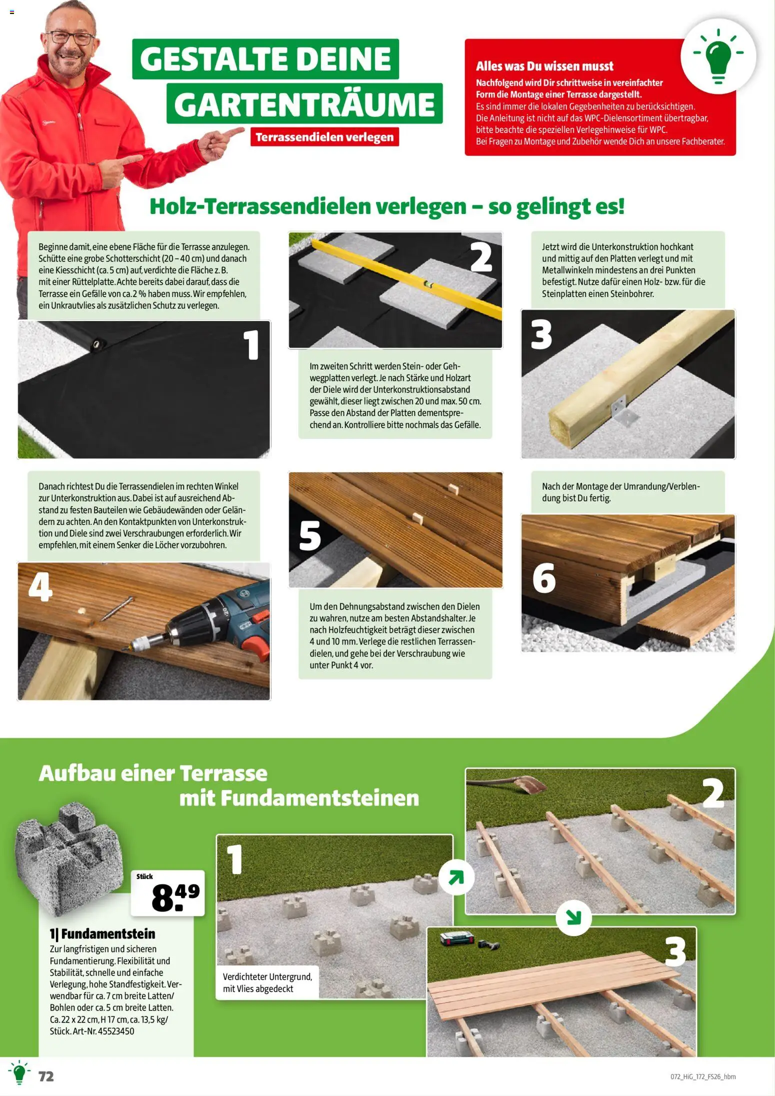 Hagebau Gartengestaltungsortiment – gültig ab 02.03.2026 | Seite: 72