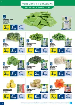 Makro - Congelados Centro │ válido desde el 04.08.2025 | Página: 14 | Productos: Espinaca, Πορσελάνη, Zanahoria, Bolsa