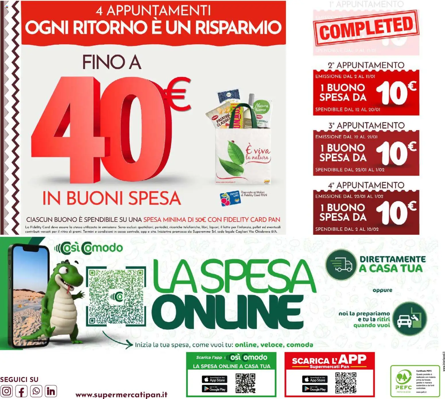 Volantino Pan del 05.01.2026 | Pagina: 28 | Prodotti: Pellet, Patatine, Latte, The