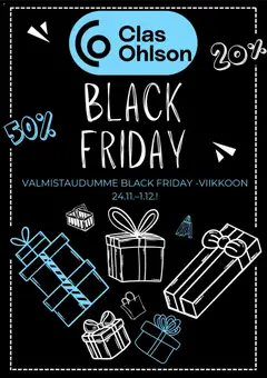 Clas Ohlson-mainoslehti voimassa 17.11.2025 alkaen
