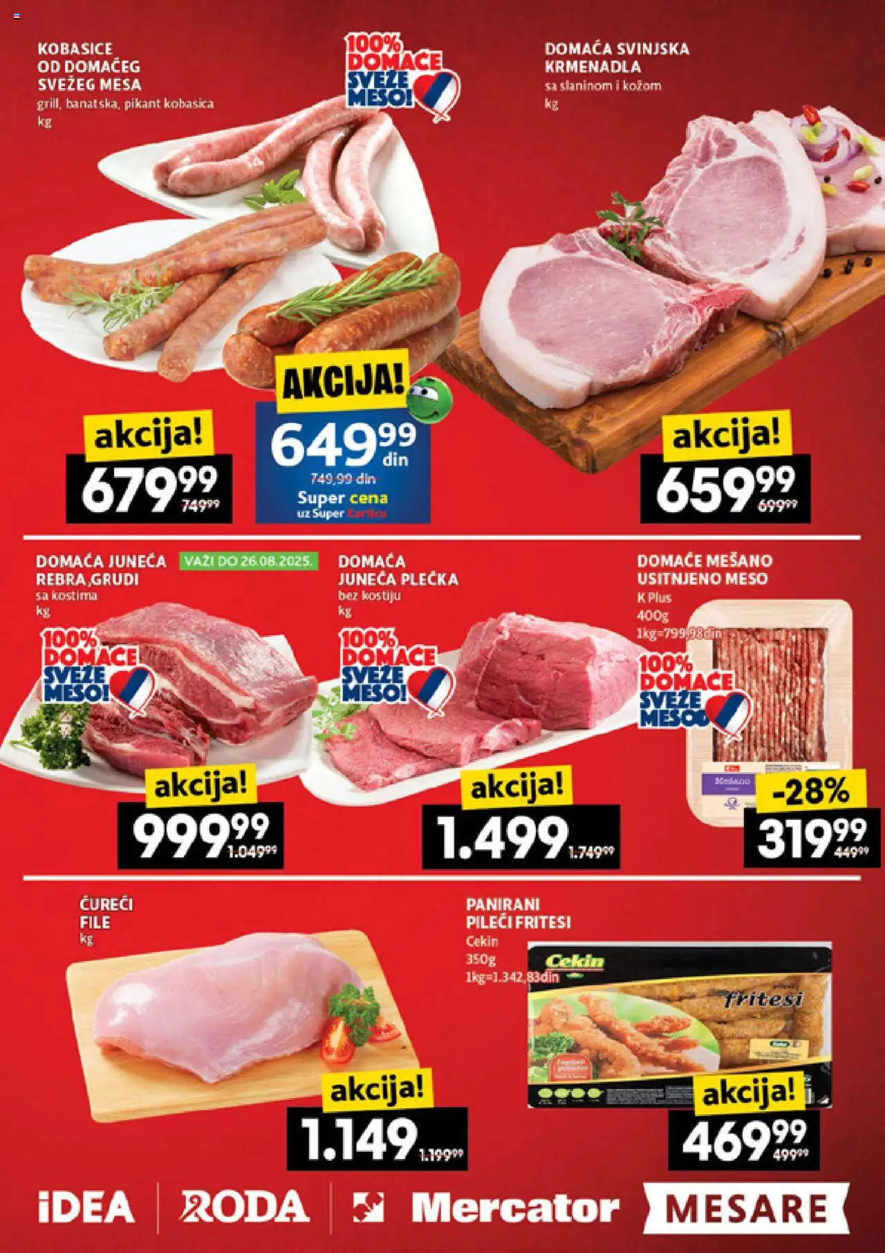 Roda katalog - važi od 21.08.2025 | Strana: 11 | Proizvode: Krmenadla, Kobasica