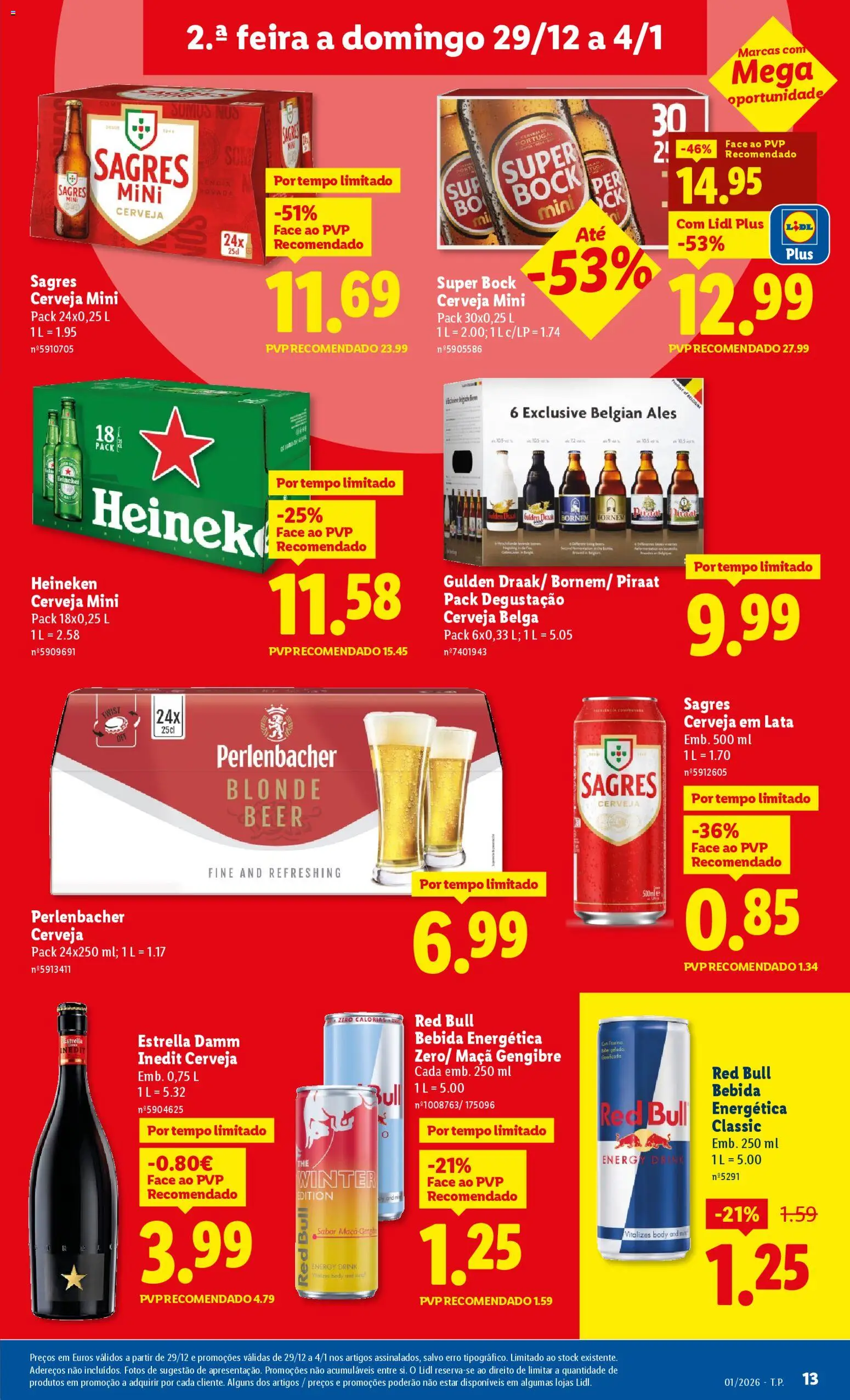 Lidl folheto │ válido de 29.12.2025 | Página: 17 | Produtos: Super bock, Maça, Cerveja, Bebida
