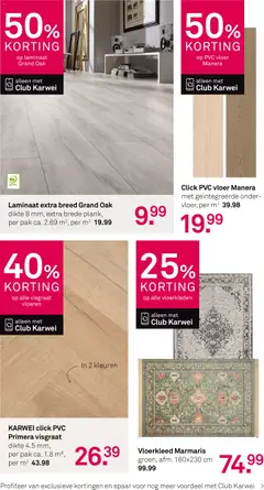 KARWEI folder - Voorbeeld van een folder van KARWEI, geldig van 27.04.2026 | Pagina: 24 | Producten: Vloerkleden, Vloeren