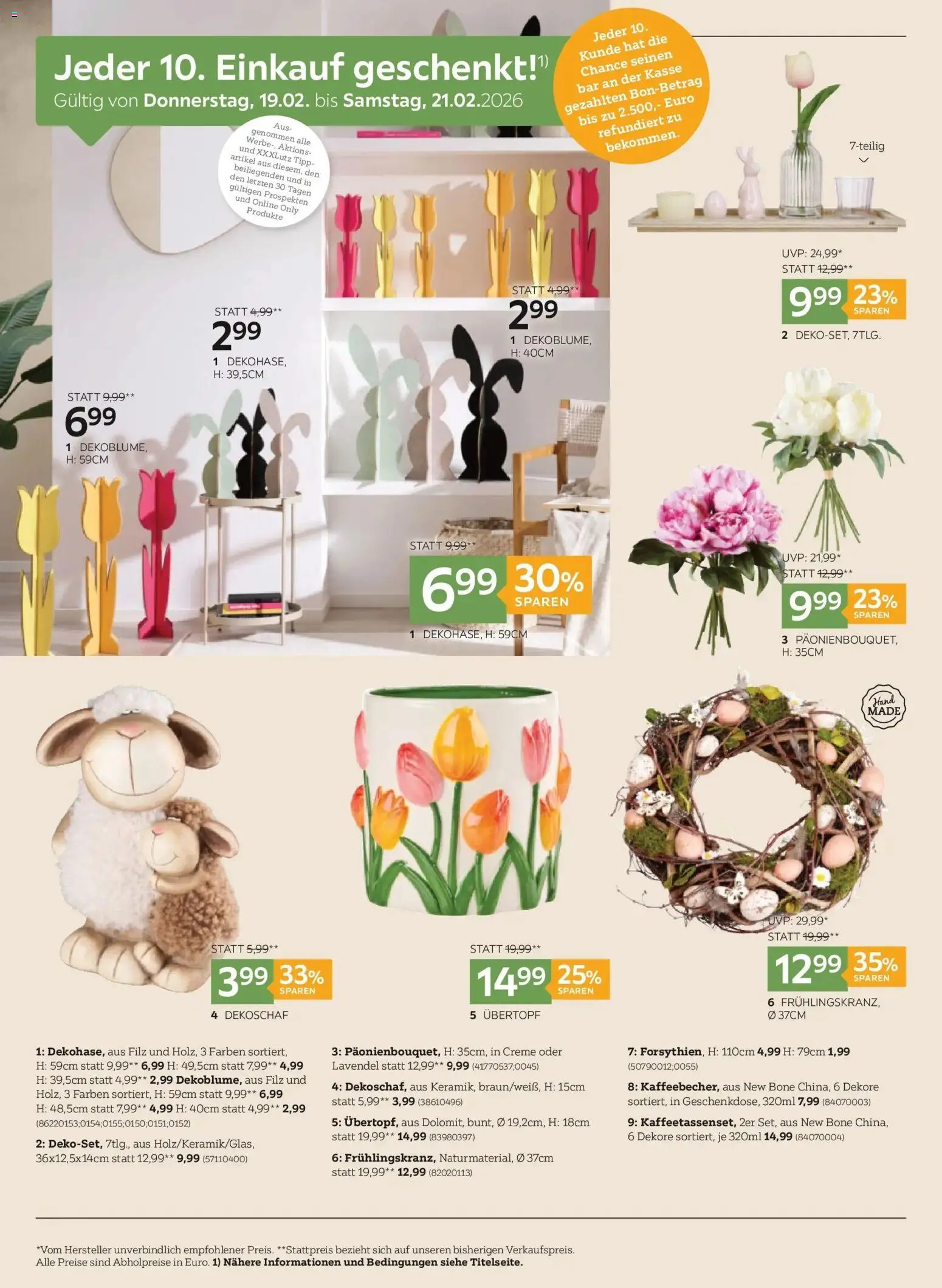 XXXLutz Frühlingstrends gültig ab 19.02.2026 | Seite: 6 | Produkte: Creme