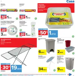 Anteprima del volantino Carrefour volantino Iper - Torino valido a partire dal 07.04.2026 | Pagina: 25 | Prodotti: Stendibiancheria, Pattumiera, Alluminio, Vaschette