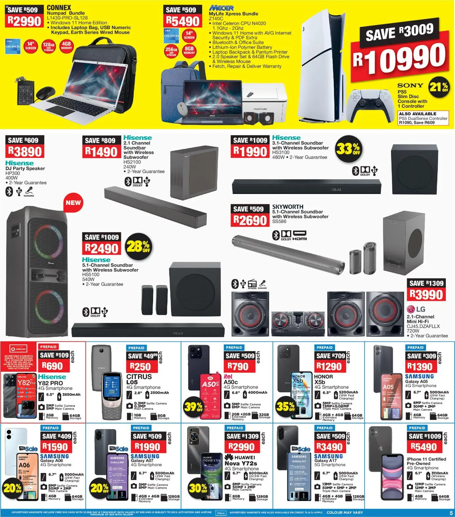 New OK Furniture catalogue – valid from 24.11.2025 | Page: 5 | Products: Camera, Backpack, USB, Laptop