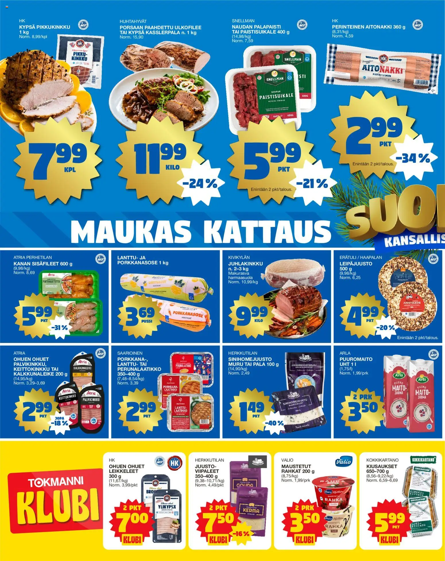 Tokmanni Ruokatarjoukset – voimassa 04.12.2025 alkaen | Sivu: 2