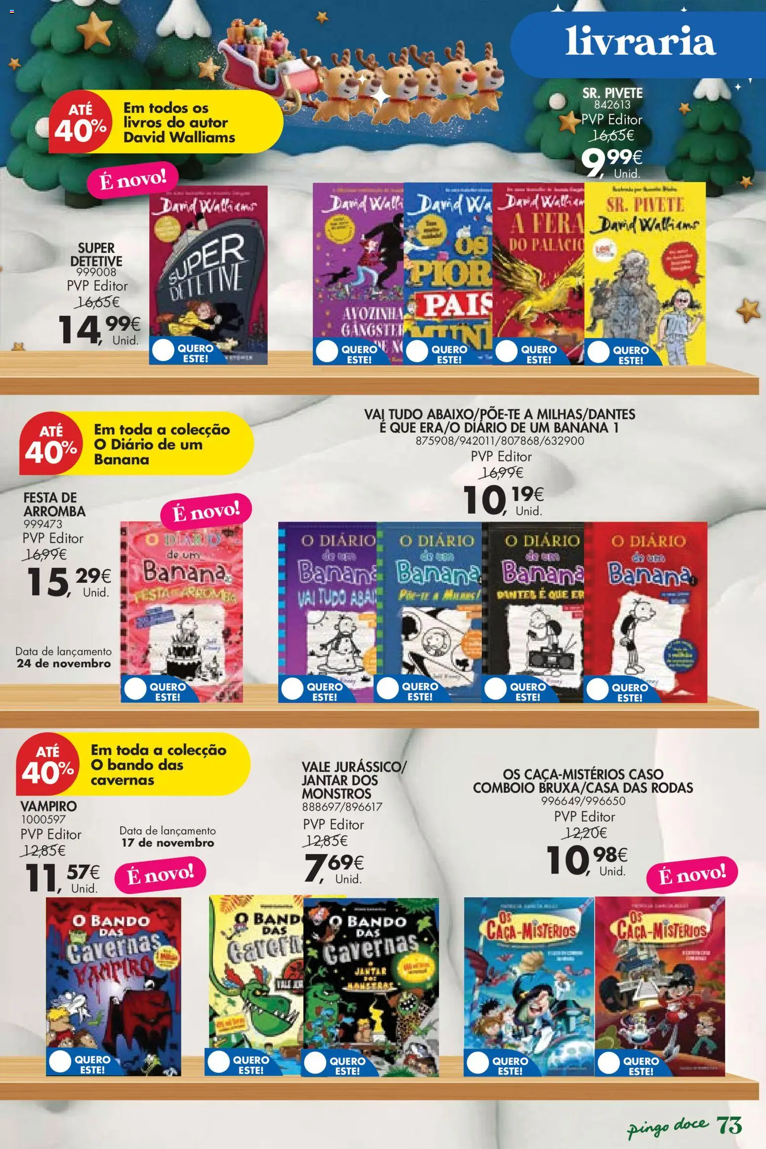 Pingo Doce  Brinquedos Natal Lojas Hipers │ válido de 18.11.2025 | Página: 73 | Produtos: Banana