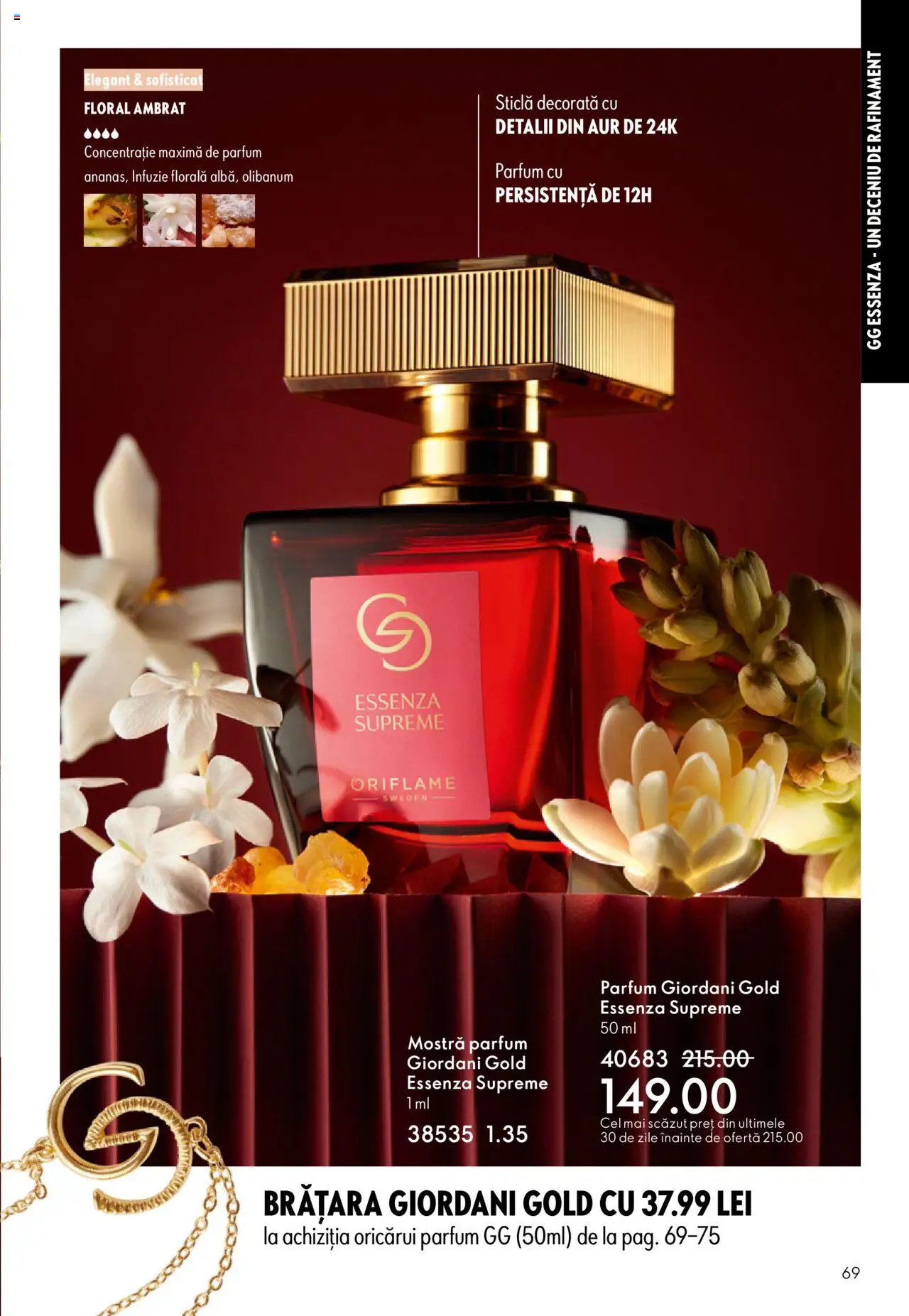 Oriflame catalog 13 2025 – valabil de la 10.09.2025 | Pagină: 69 | Produse: Brățară, Parfum