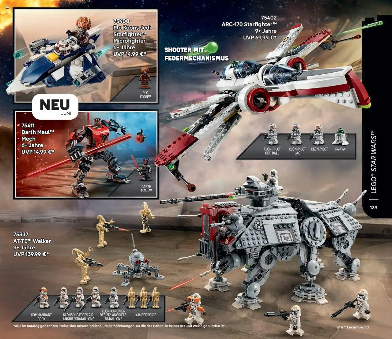 Lego Angebote gültig ab 01.06.2025 | Seite: 139
