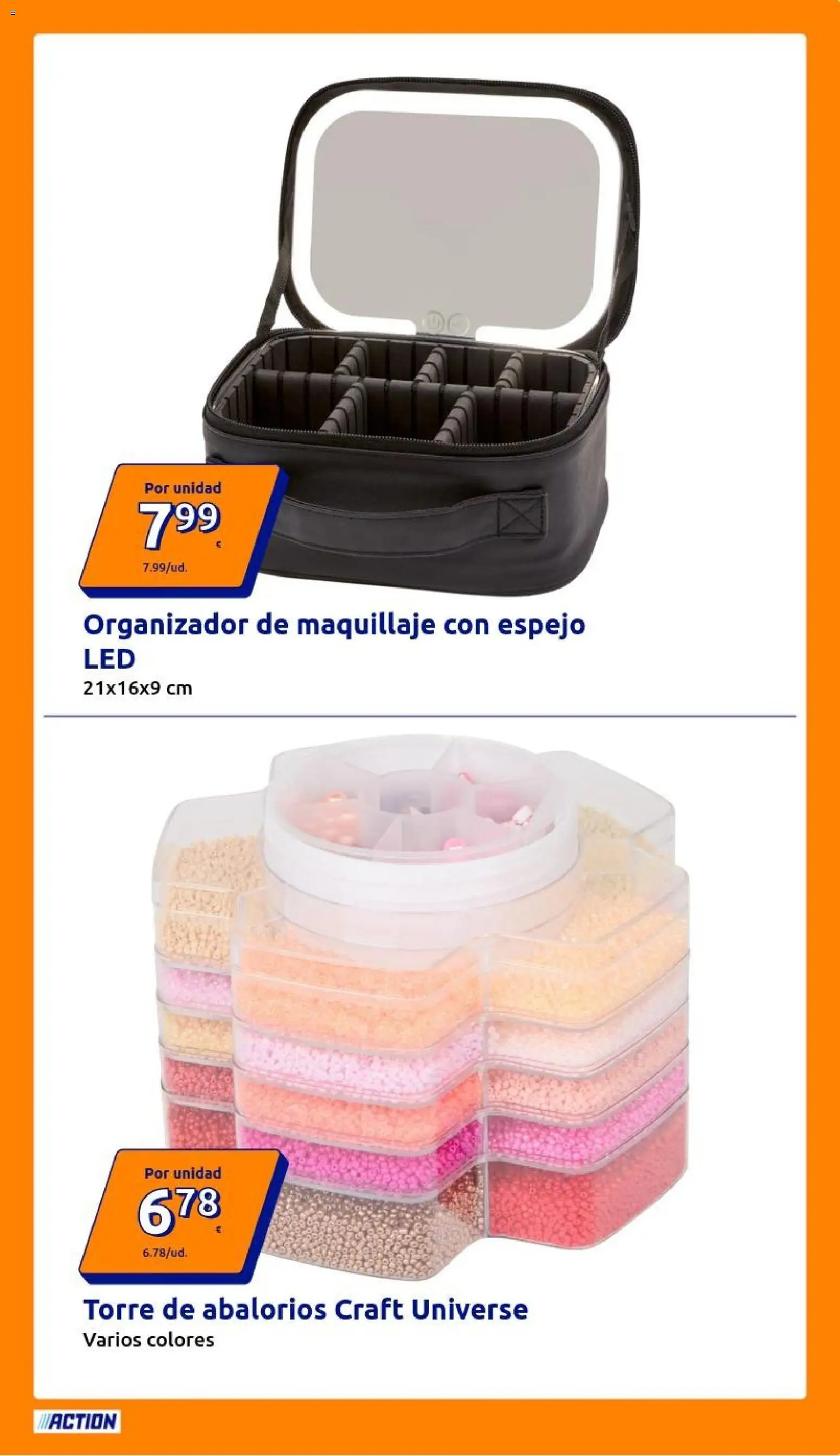 Action folleto │ válido desde el 01.04.2026 | Página: 29 | Productos: Maquillaje, Organizador, Espejo