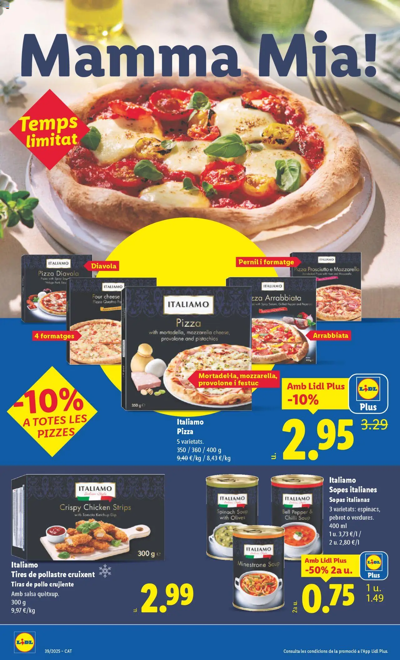 Lidl folleto │ válido desde el 22.09.2025 | Página: 26 | Productos: Pizza, Κλειδαριά της πόρτας