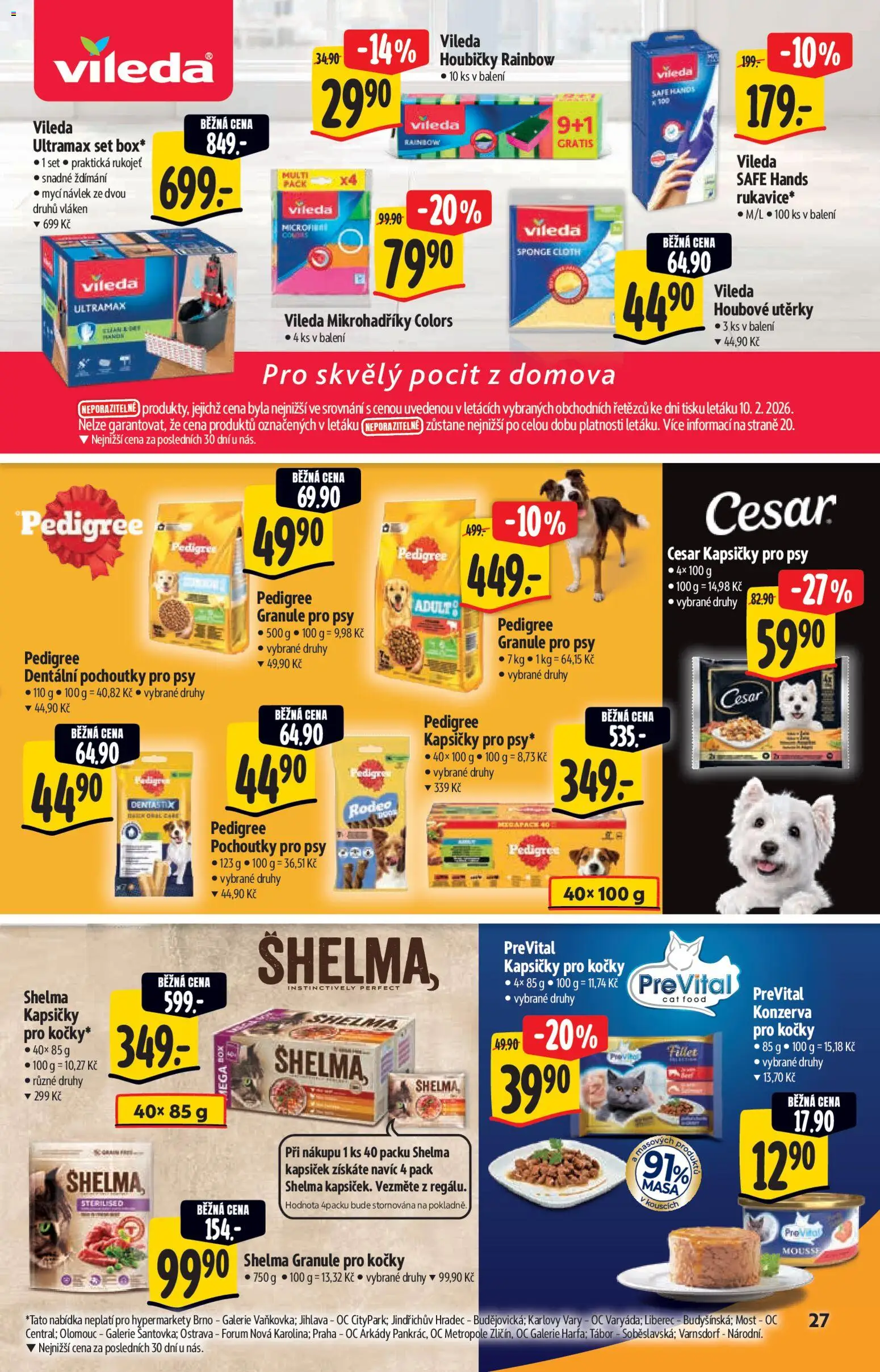 Albert katalog - Hypermarket od 18.02.2026 | Strana: 27 | Produkty: Box, Granule pro psy, Pedigree, Granule pro kočky