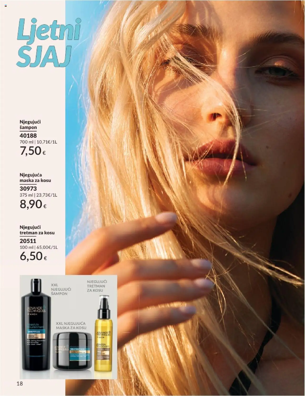 Avon katalog | vrijedi od 31.05.2025 | Stranica: 18 | Proizvodi: Šampon, Maska za kosu, Maska