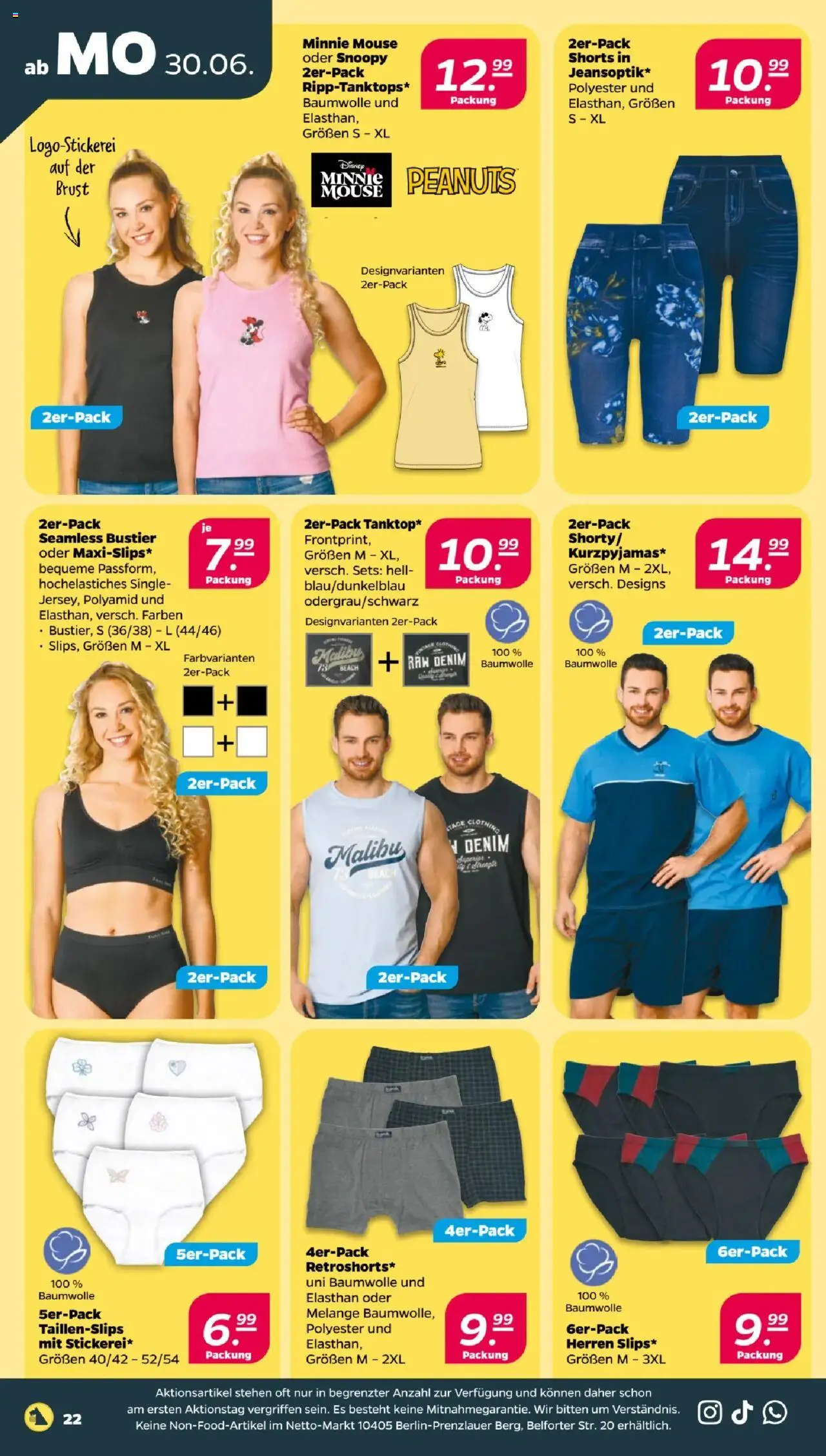 Netto Prospekt 	 - gültig ab dem 30.06.2025 | Seite: 22 | Produkte: Top, Boxer