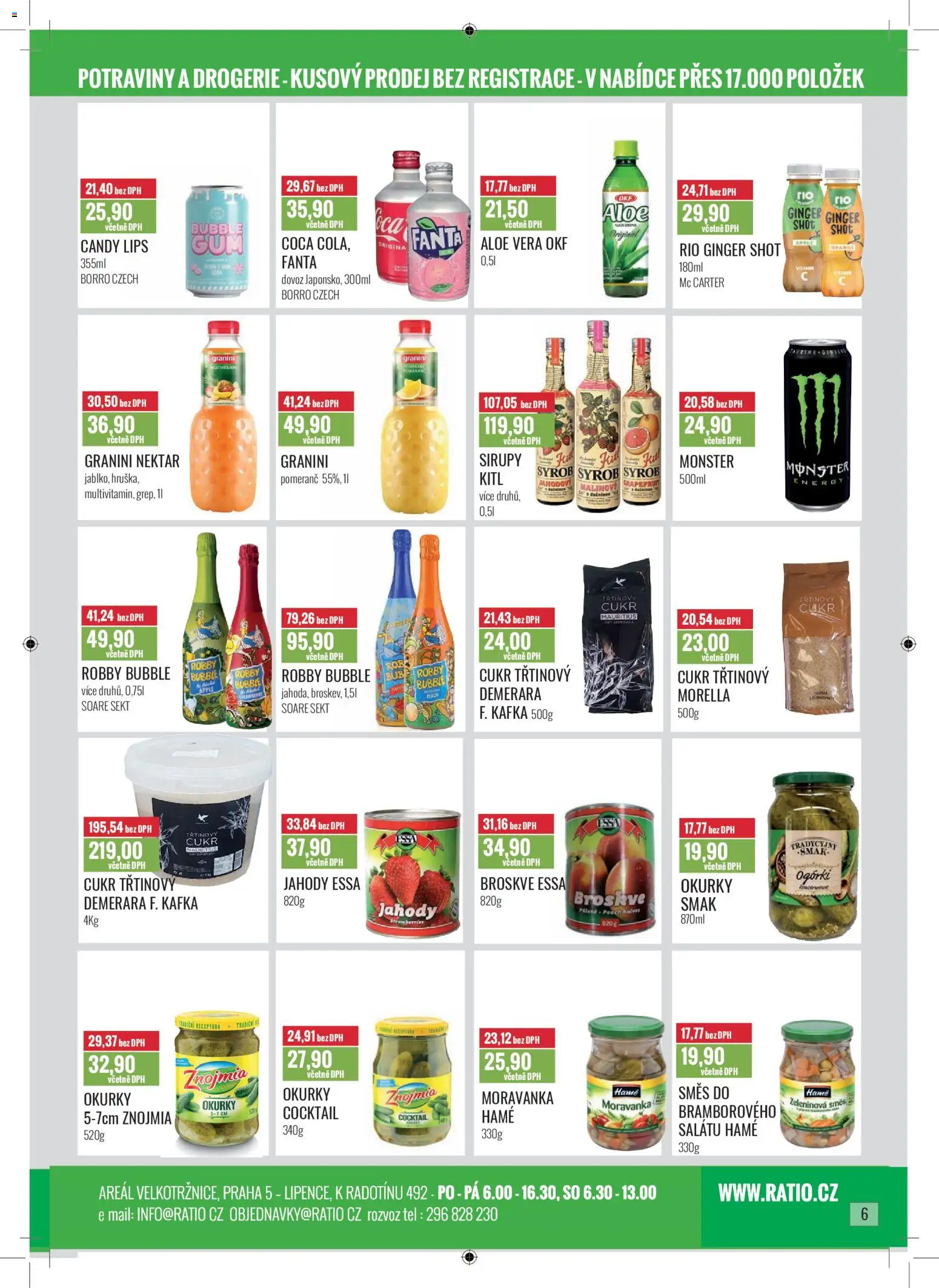 Ratio leták od 01.12.2025 | Strana: 7 | Produkty: Monster, Okurky, Broskve, Ginger shot