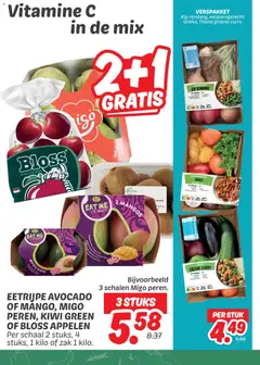 Dekamarkt - Folder - Voorbeeld van een folder van Dekamarkt, geldig van 27.01.2026 | Pagina: 9 | Producten: Kiwi, Gehakt, Salade, Appelen