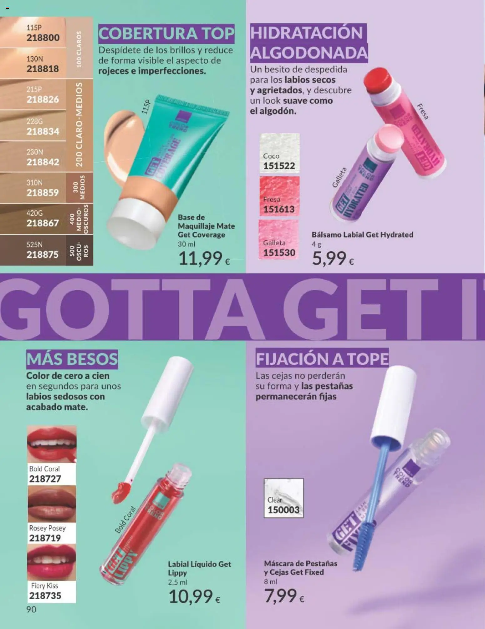 Catálogo AVON campaña 11 Black Friday │ válido desde el 01.11.2025 | Página: 90 | Productos: Maquillaje, Máscara, Bálsamo labial, Máscara de pestañas