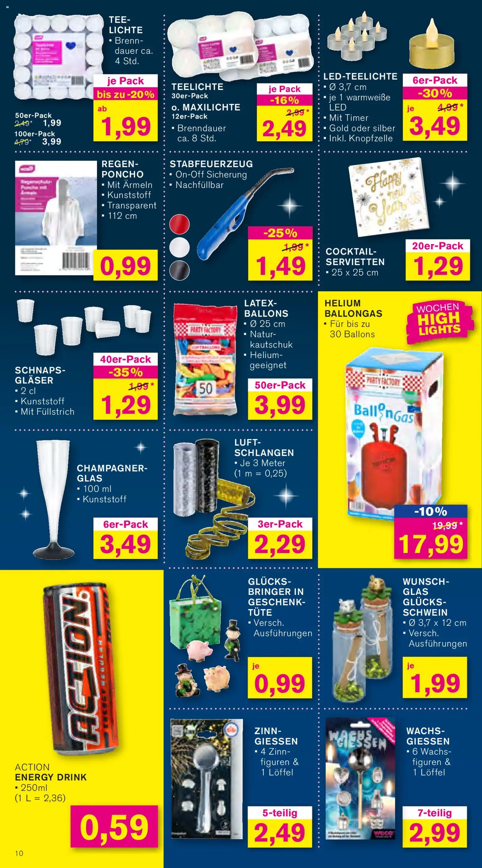 KODi Prospekt 	 – gültig ab 15.12.2025 | Seite: 10 | Produkte: Poncho, Energy, Schnaps, Tee