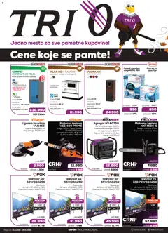 Tri O katalog - pregled Tri O kataloga - važi od 15.11.2025