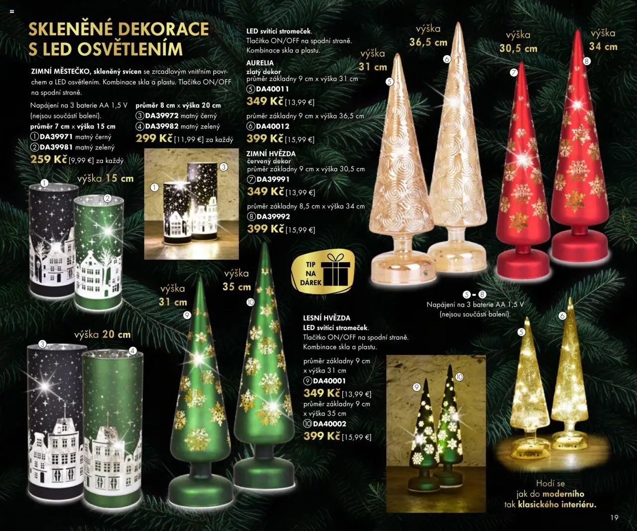Nové Dedra akcie – leták je platný od 19.09.2025 | Strana: 19 | Produkty: Led