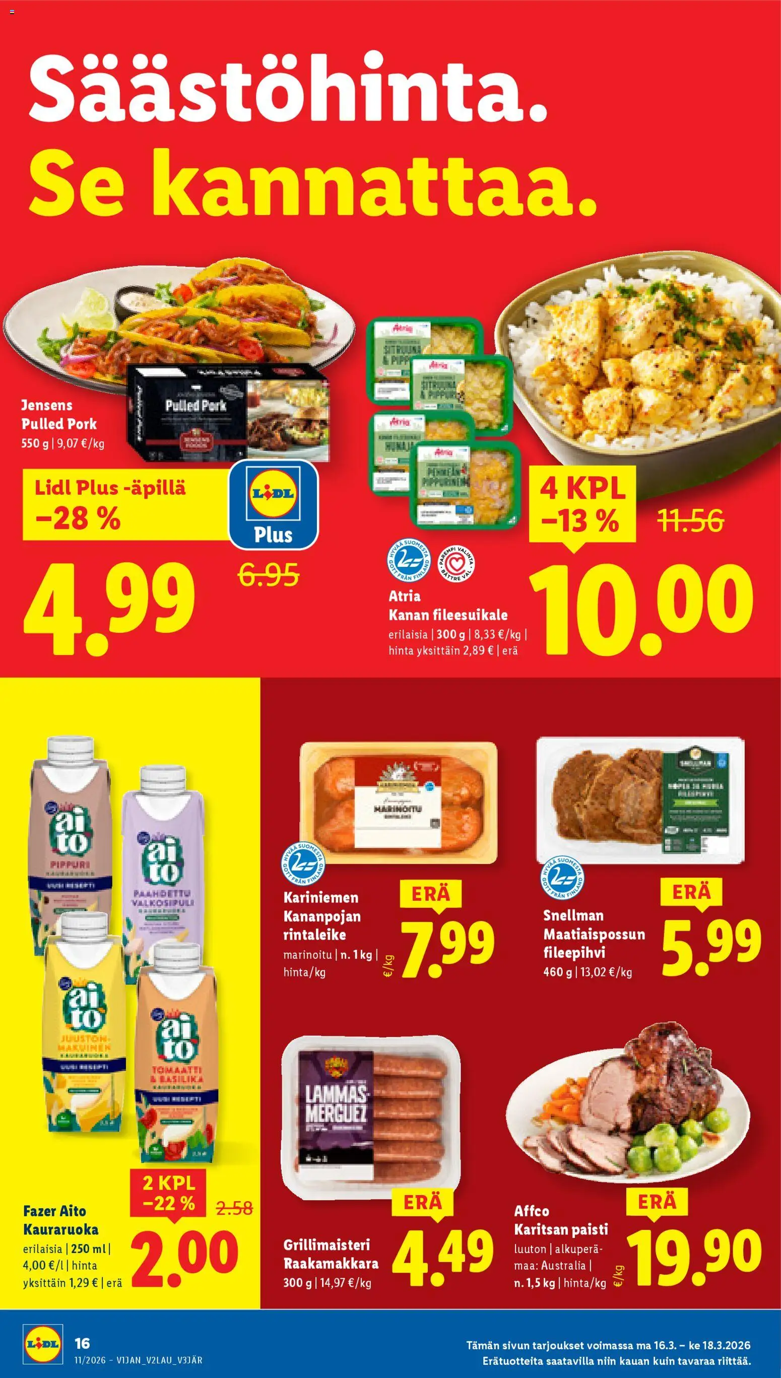 Lidl tarjoukset - Tampere – voimassa 12.03.2026 alkaen | Sivu: 22 | Tuotteet: Pippuri