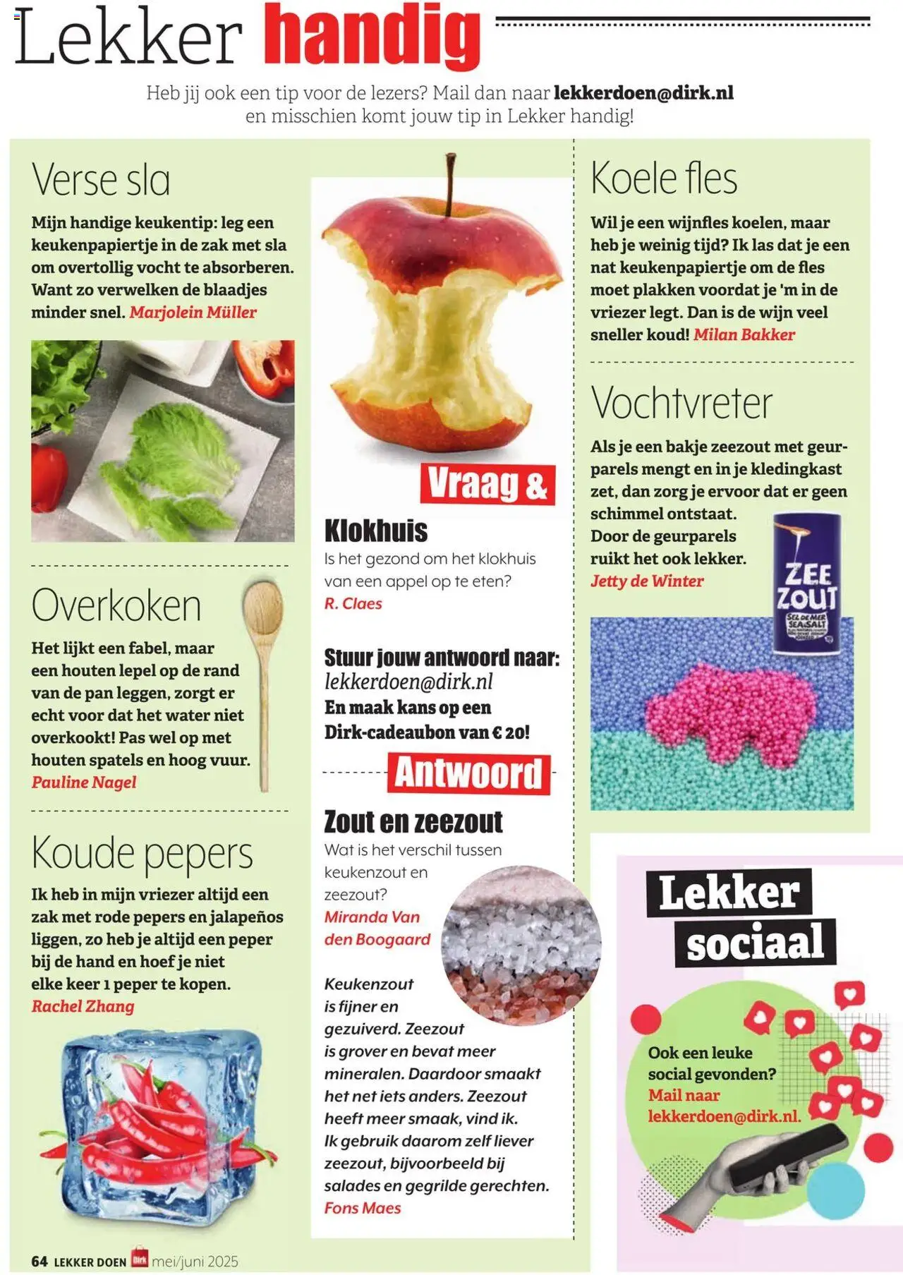  | Pagina: 64 | Producten: Sla, Fles, Zeezout, Geur