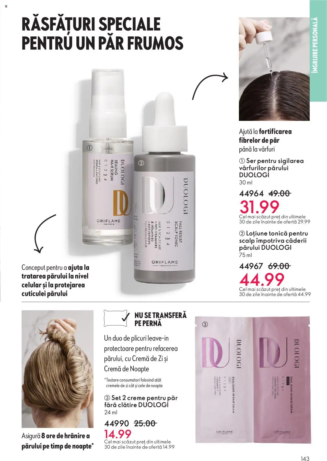 Noul catalog Oriflame – valabil de la 12.11.2025 | Pagină: 143 | Produse: Cremă de zi, Cremă de noapte, Pernă, Cremă