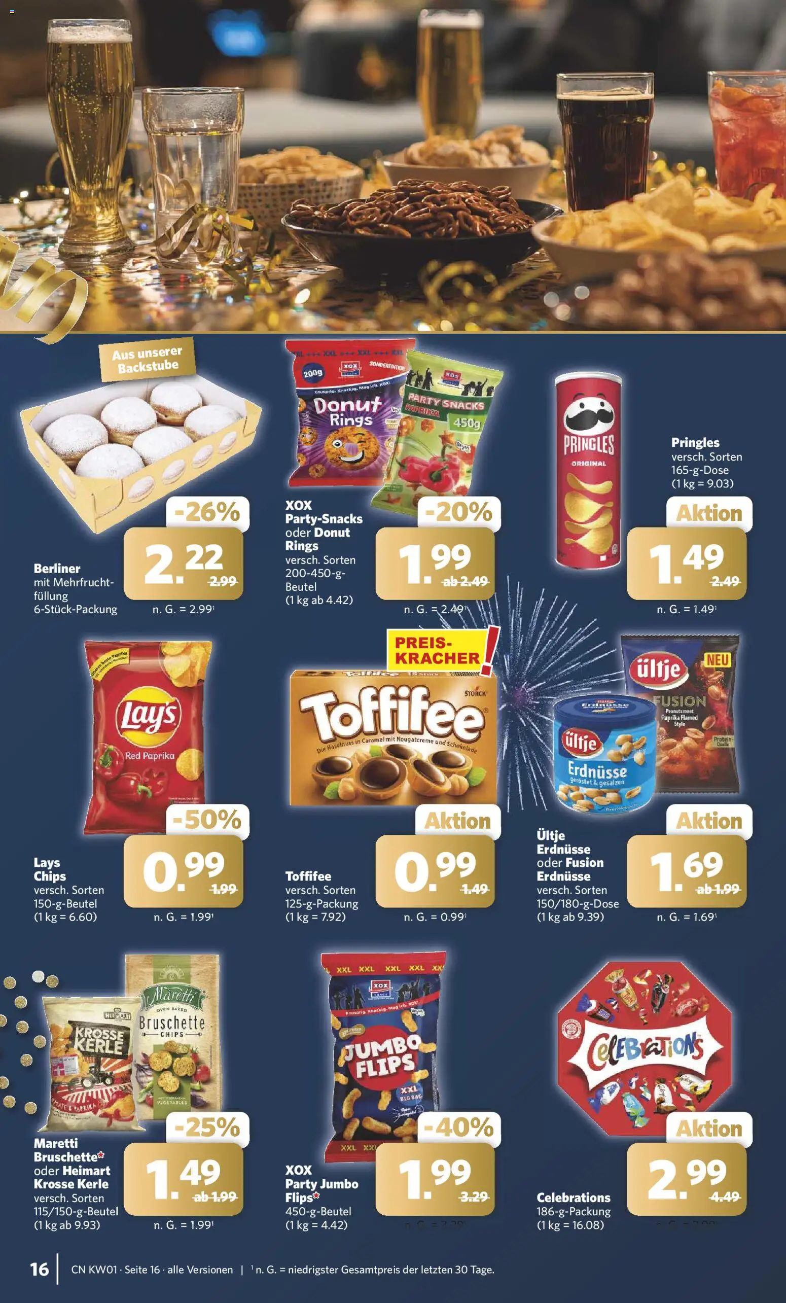 Combi Prospekt 	 – gültig ab 29.12.2025 | Seite: 16 | Produkte: Berliner, Celebrations, Paprika, Toffifee