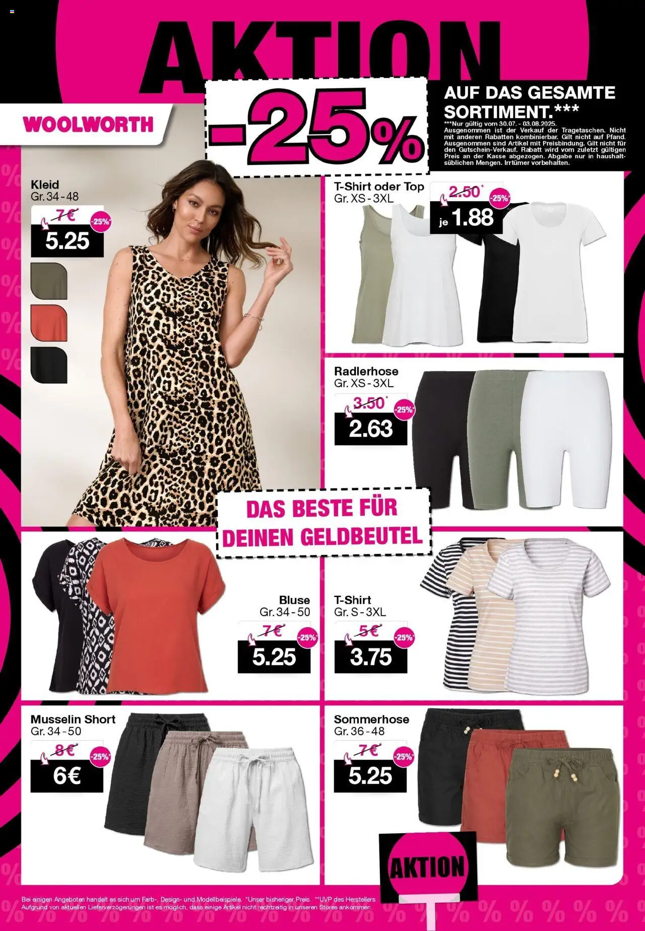 Woolworth Flugblatt gültig ab 28.07.2025 | Seite: 19 | Produkte: Bluse, Kleid