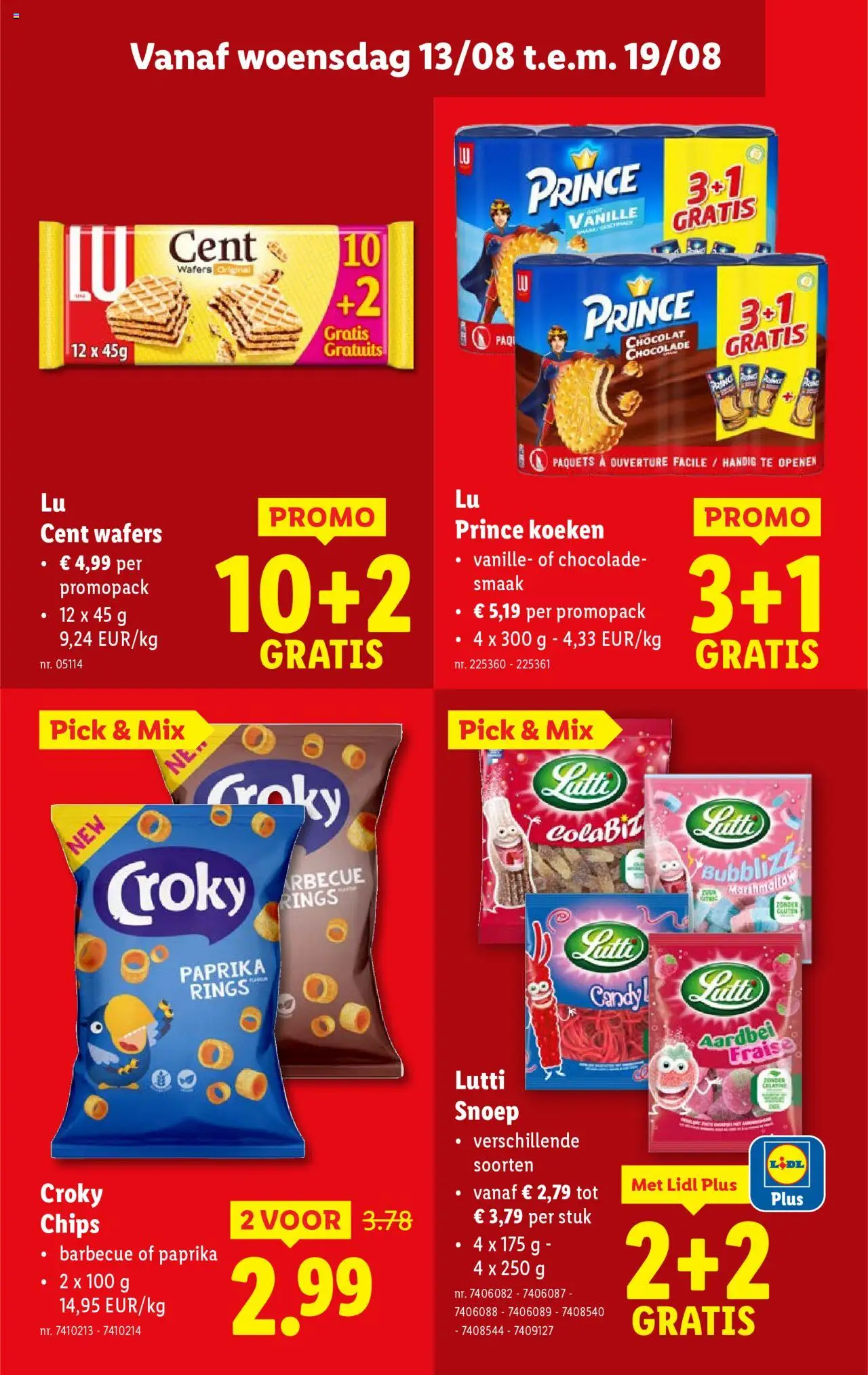  | Pagina: 18 | Producten: Chips, Aardbei, Snoep, Chocolade