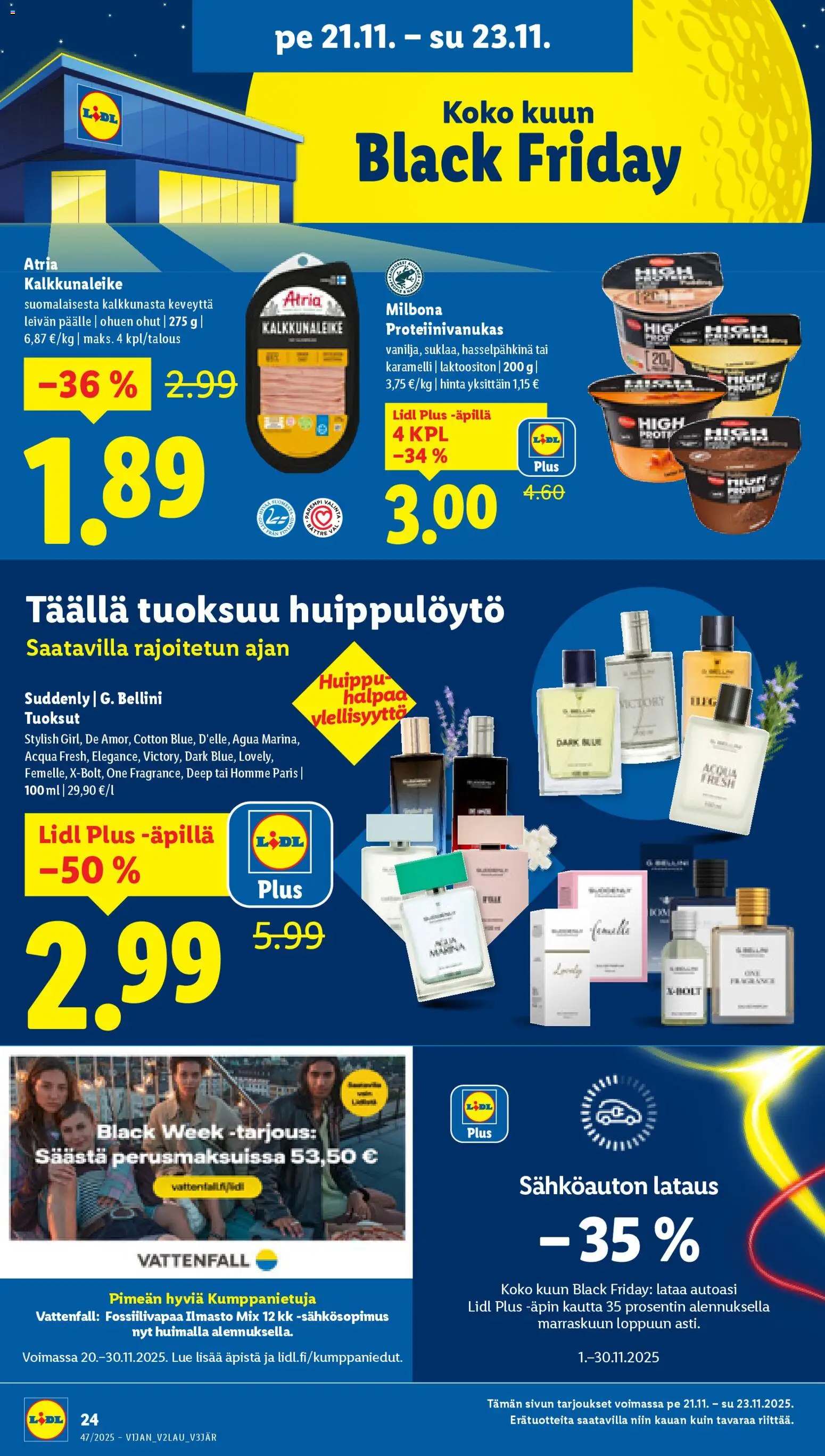Lidl tarjoukset - Rovaniemi – voimassa 20.11.2025 alkaen | Sivu: 26 | Tuotteet: Proteiinivanukas