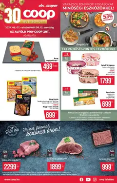COOP - Abc & szuper / Alföld Pro-Coop Zrt. - amely érvényes a következő dátumtól: 07.08.2025