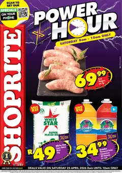 Shoprite specials catalogue – valid from 25.04.2026
