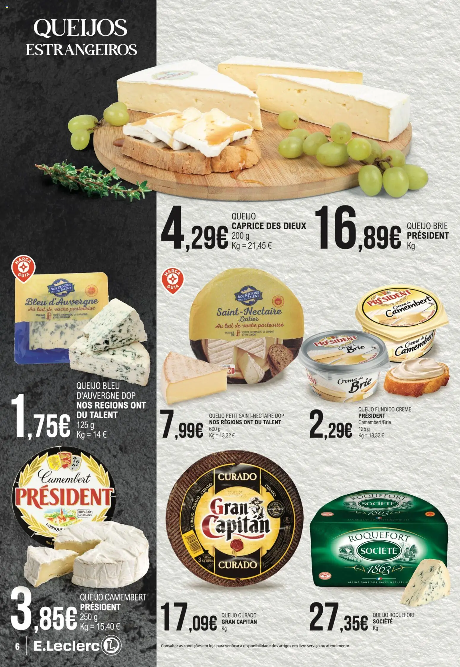 E.Leclerc folheto Queijos, Enchidos e Vinhos │ válido de 10.02.2026 | Página: 6
