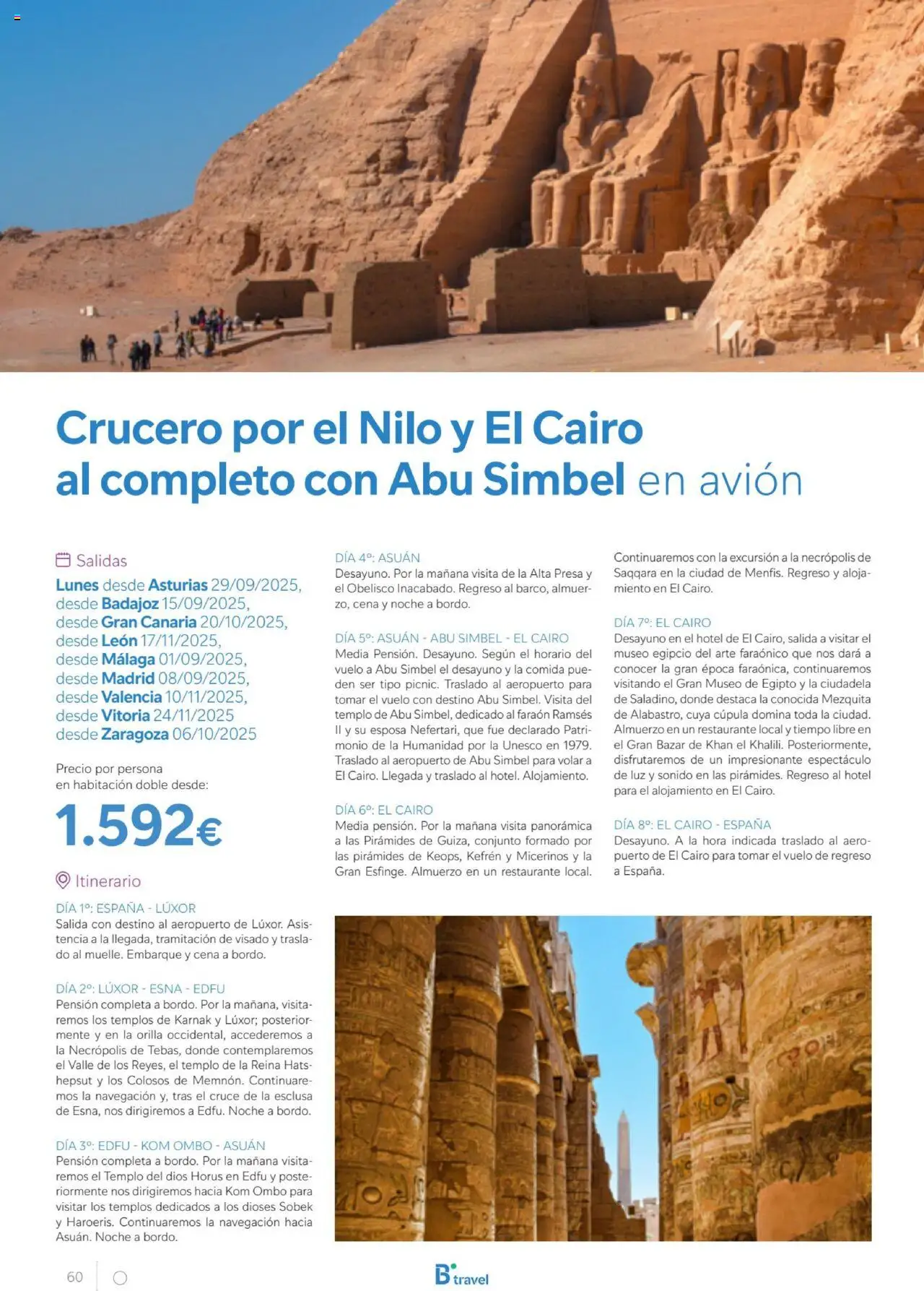 B the travel brand Egipto │ válido desde el 01.07.2025 | Página: 60