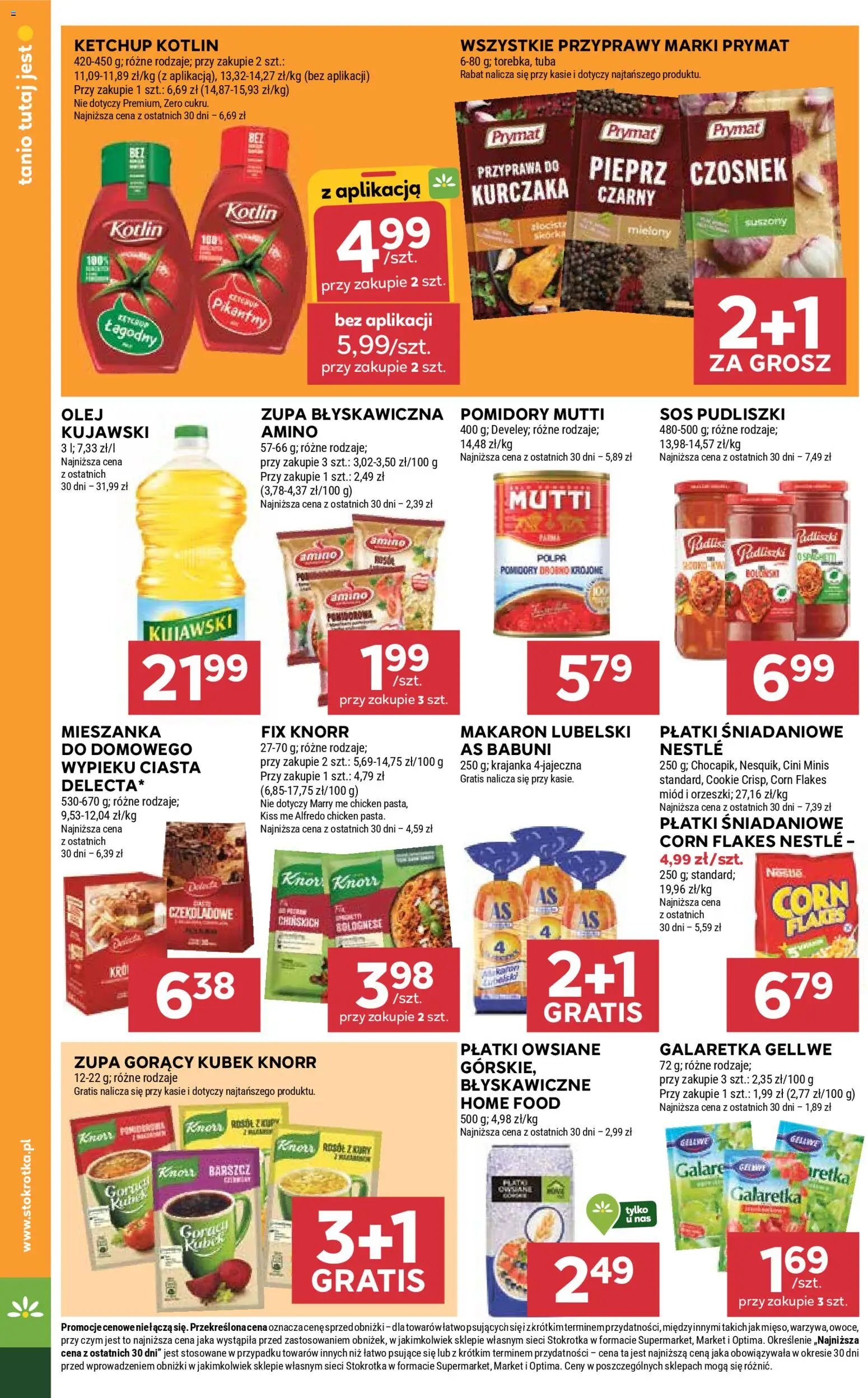 Stokrotka Gazetka - Market od 26.02.2026 | Strona: 16 | Produkty: Czosnek, Galaretka, Przyprawy, Corn Flakes