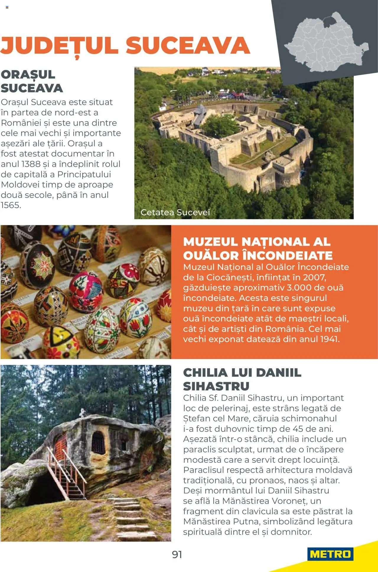 Metro catalog - Ghid de călătorie România – valabil de la 01.08.2025 | Pagină: 91 | Produse: Ouă