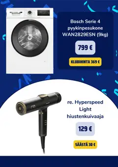 Gigantti-mainoslehti voimassa 21.04.2026 alkaen | Sivu: 3 | Tuotteet: Hiustenkuivaaja