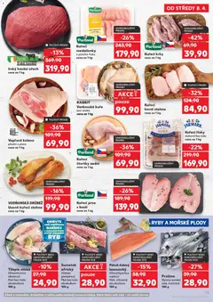 Náhled letáku Kuřecí čtvrtky zadní, cena za 1 kg od 08.04.2026 | Strana: 13