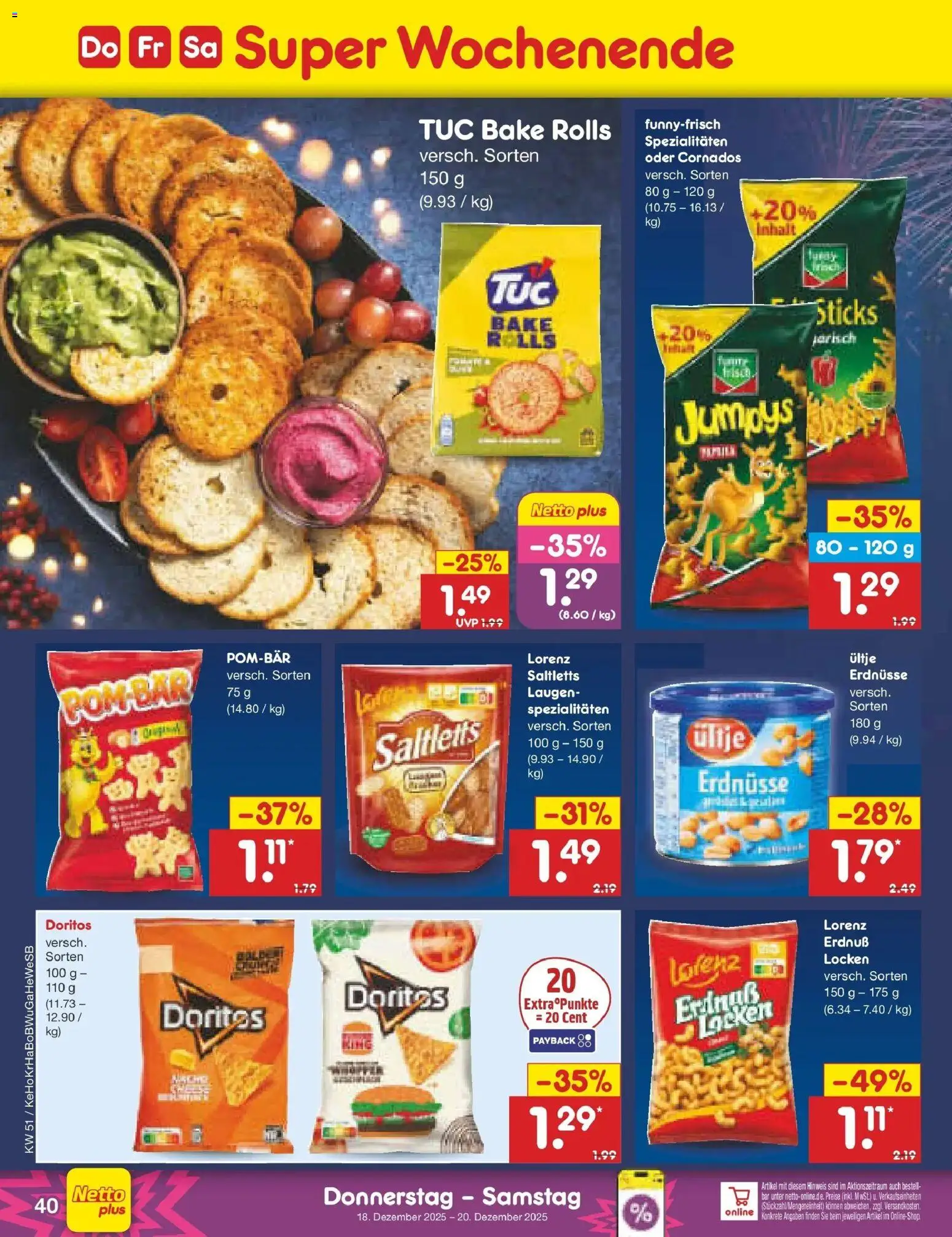 Netto Marken-Discount prospekt Stemwede-Dielingen	 – gültig ab 15.12.2025 | Seite: 48 | Produkte: Erdnüsse