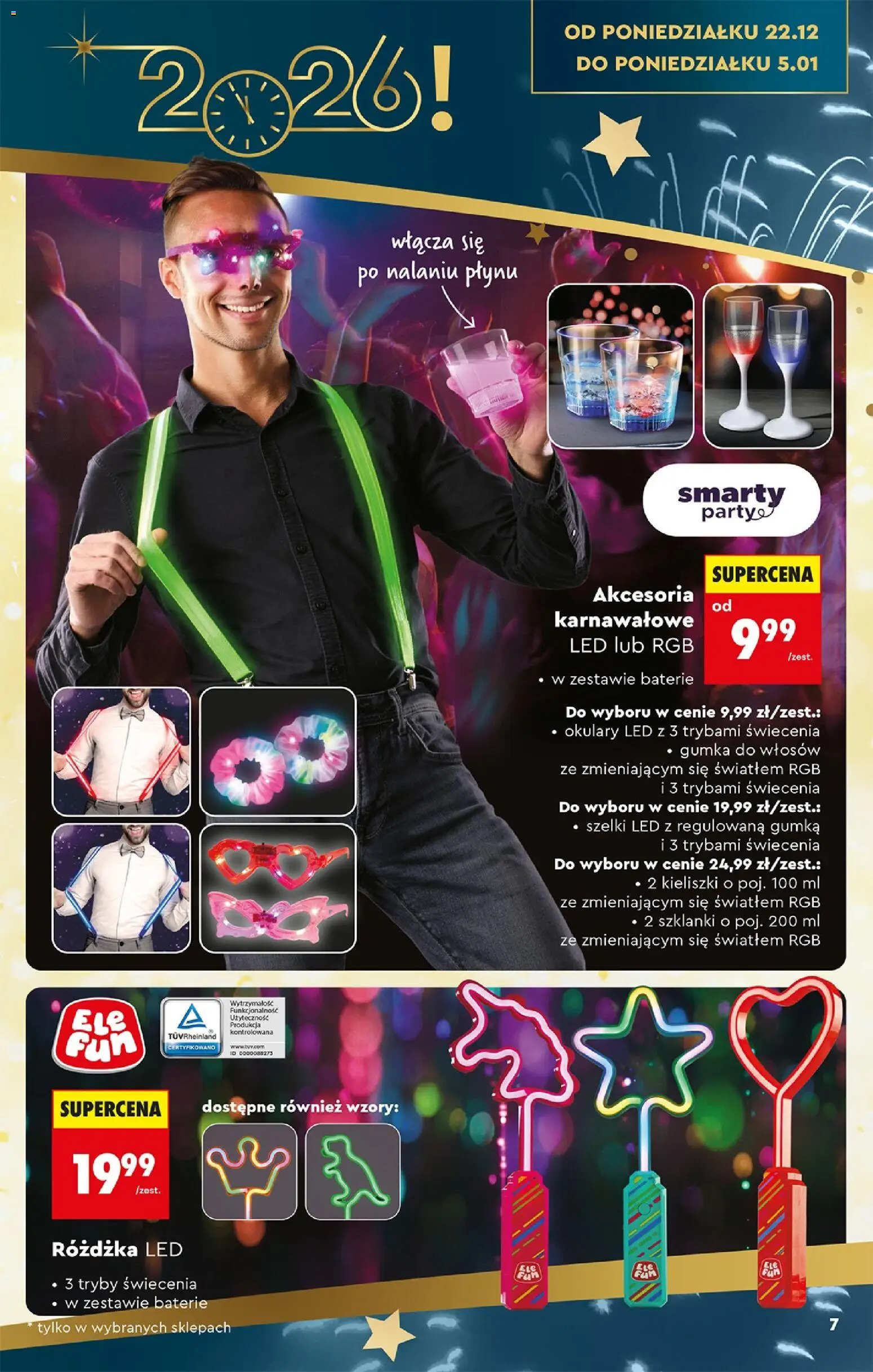 Biedronka gazetka - Hity i inspiracje od 29.12.2025 | Strona: 11 | Produkty: Okulary, Baterie, Szklanki