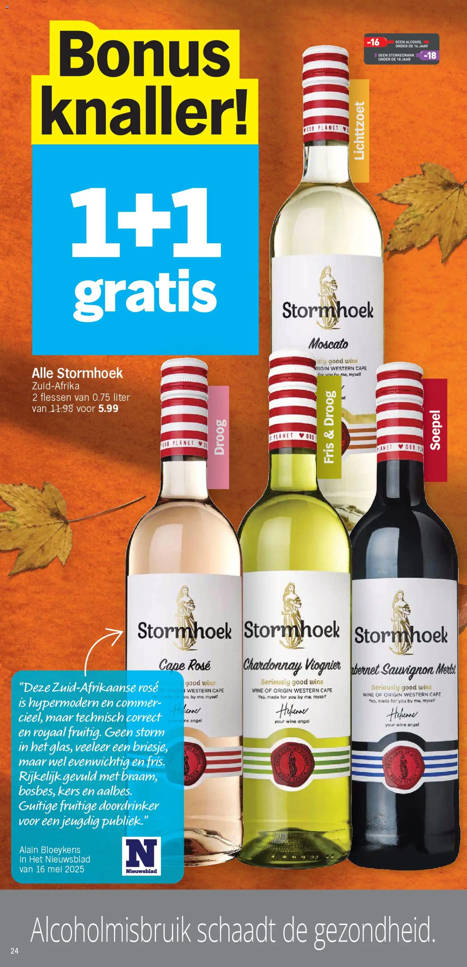 {H1} | Pagina: 24 | Producten: Alcohol