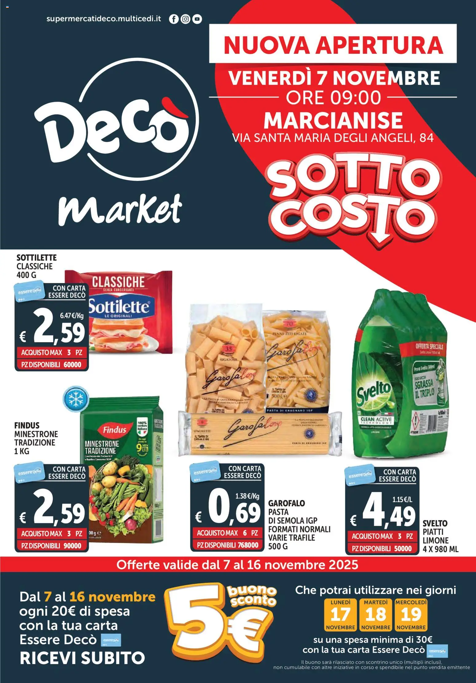 Volantino Decò del 07.11.2025 | Pagina: 1