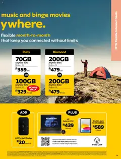 New MTN catalogue – valid from 07.09.2025 | Page: 17 | Products: Data, Router, Laptop