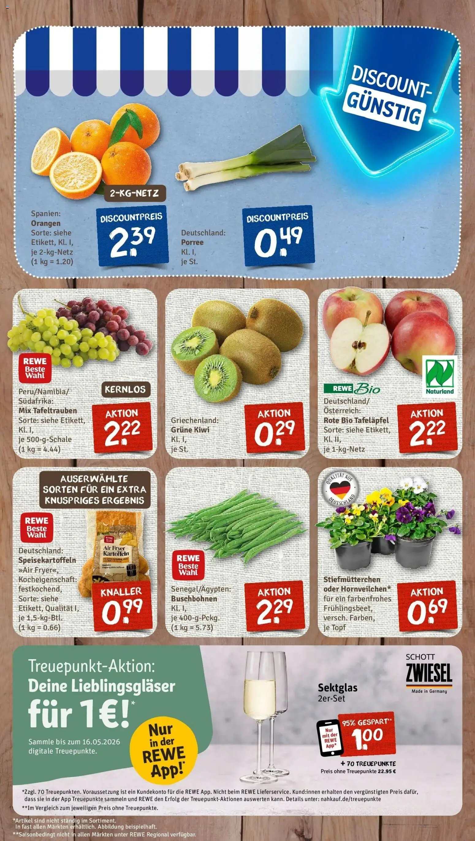 Rewe prospekt Moettingen	 – gültig ab 22.02.2026 | Seite: 3 | Produkte: Stiefmutterchen, Orangen, Kartoffeln, Kiwi