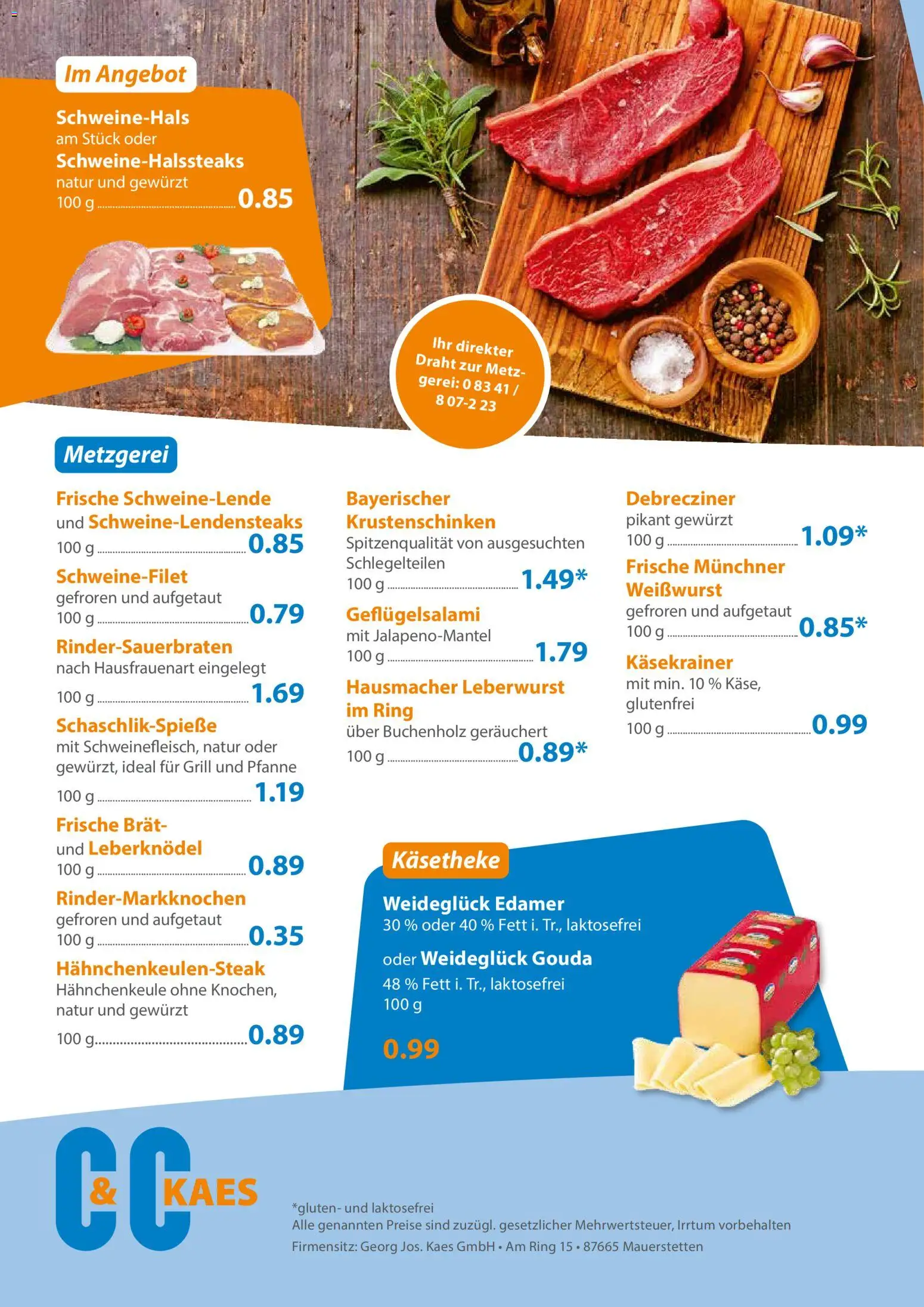 C&C Prospekt – gültig ab 29.12.2025 | Seite: 4 | Produkte: Grill, Gouda, Käsekrainer, Weißwurst